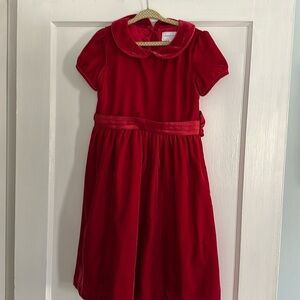 Special Occasions by Gymboree red velvet dress with satin bow size 7